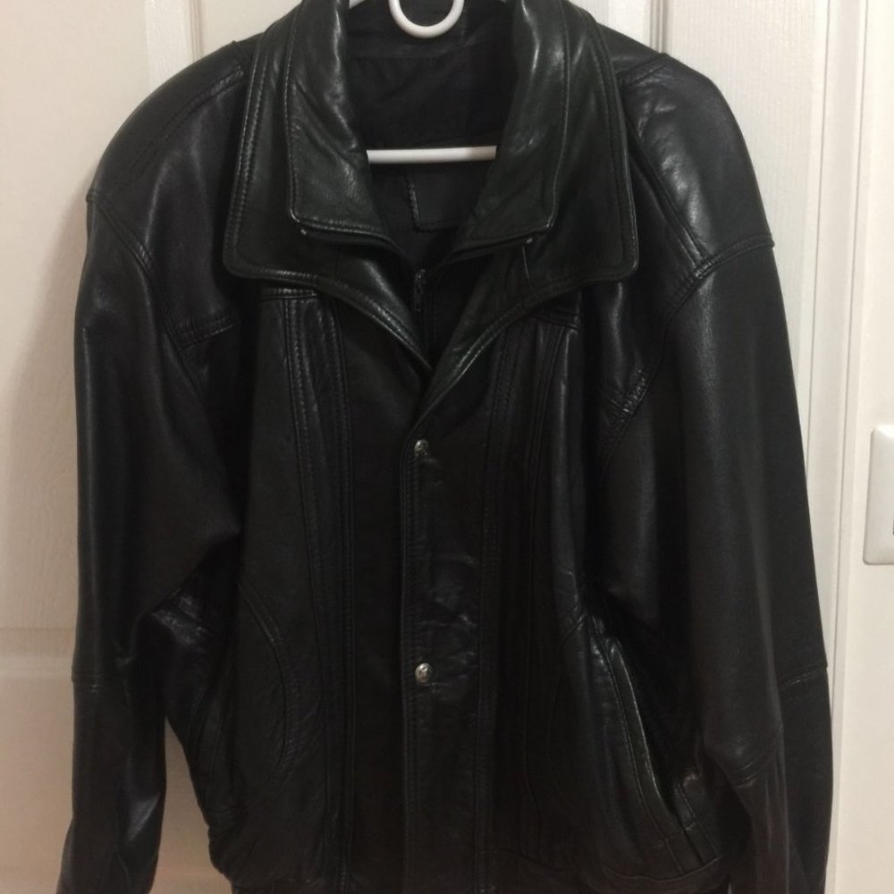 mens leather jacket